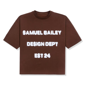 Samuel Bailey Design Dept Brown T-Shirt