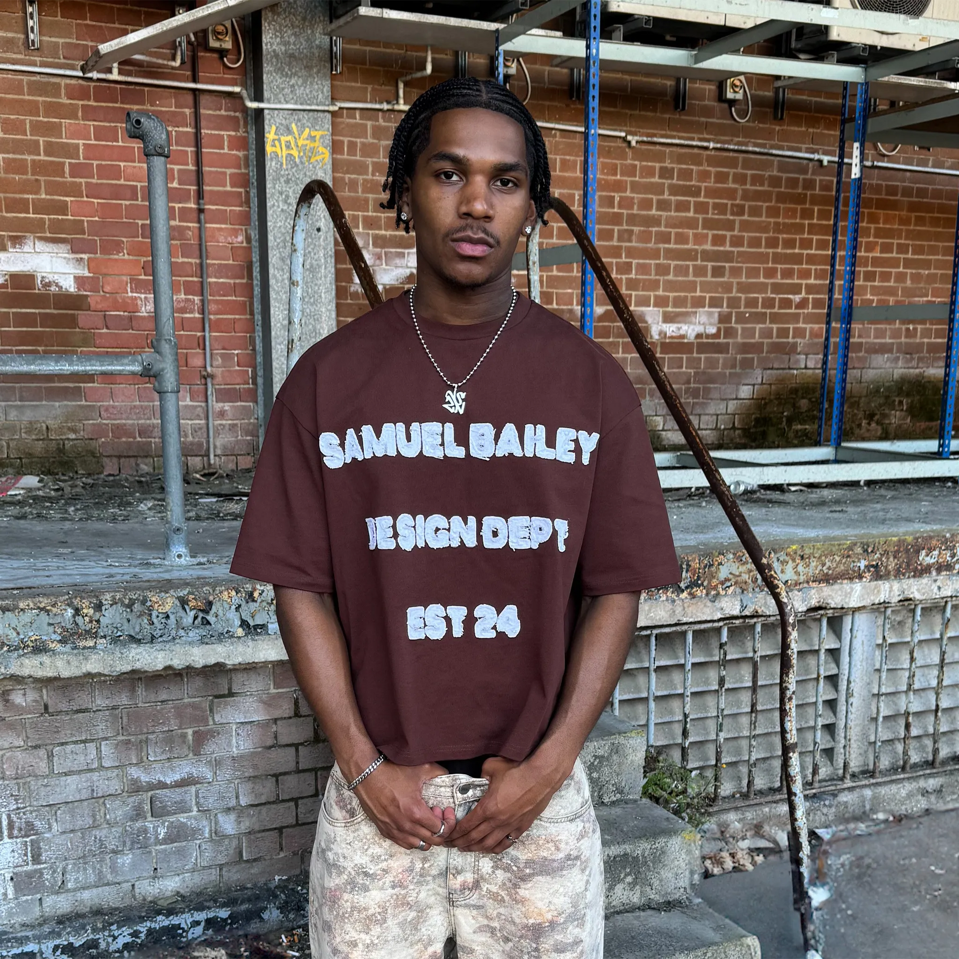 Samuel Bailey Design Dept Brown T-Shirt