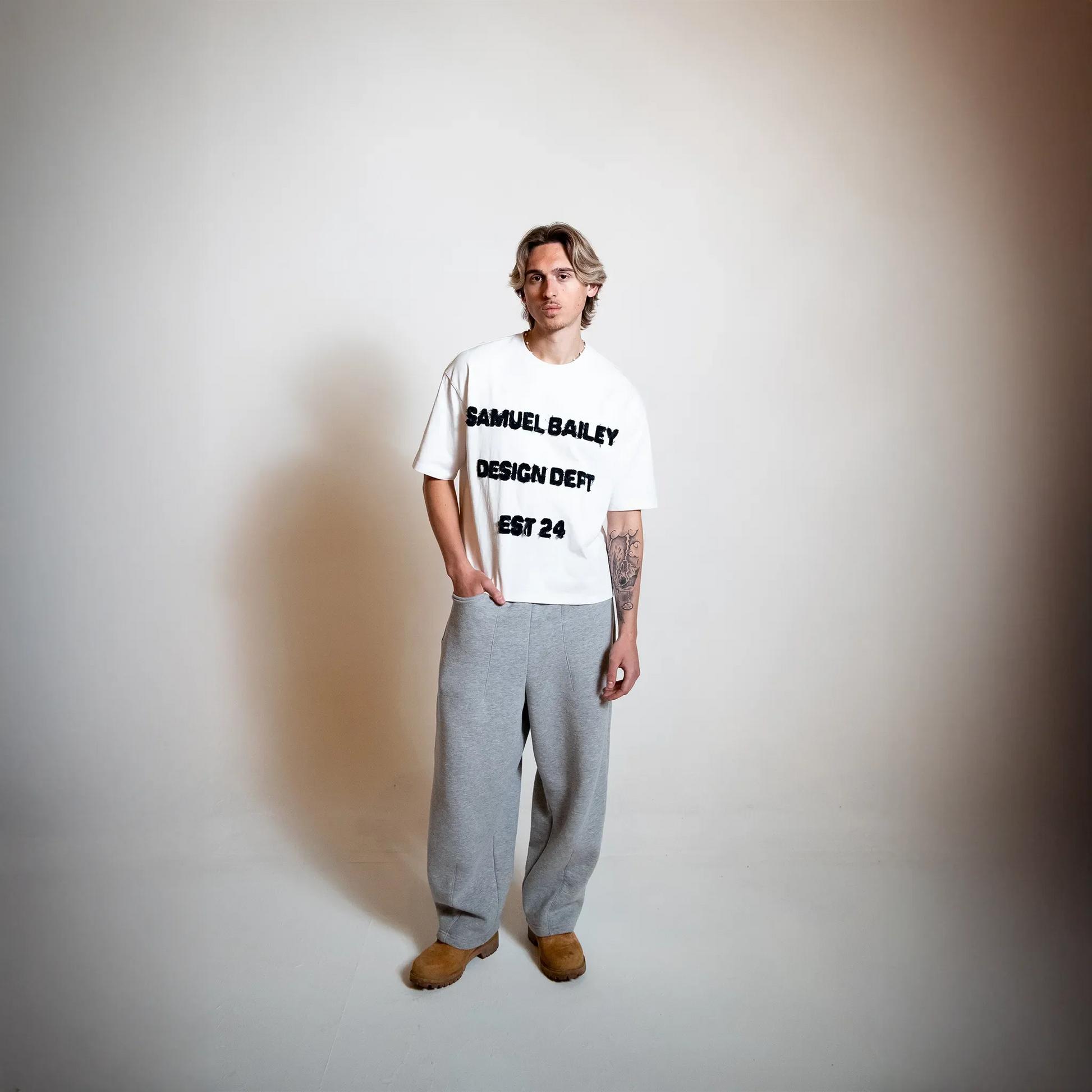Samuel Bailey Design Dept White T-Shirt