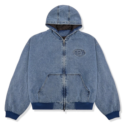 Samuel Bailey Hooded Denim Blue Jacket