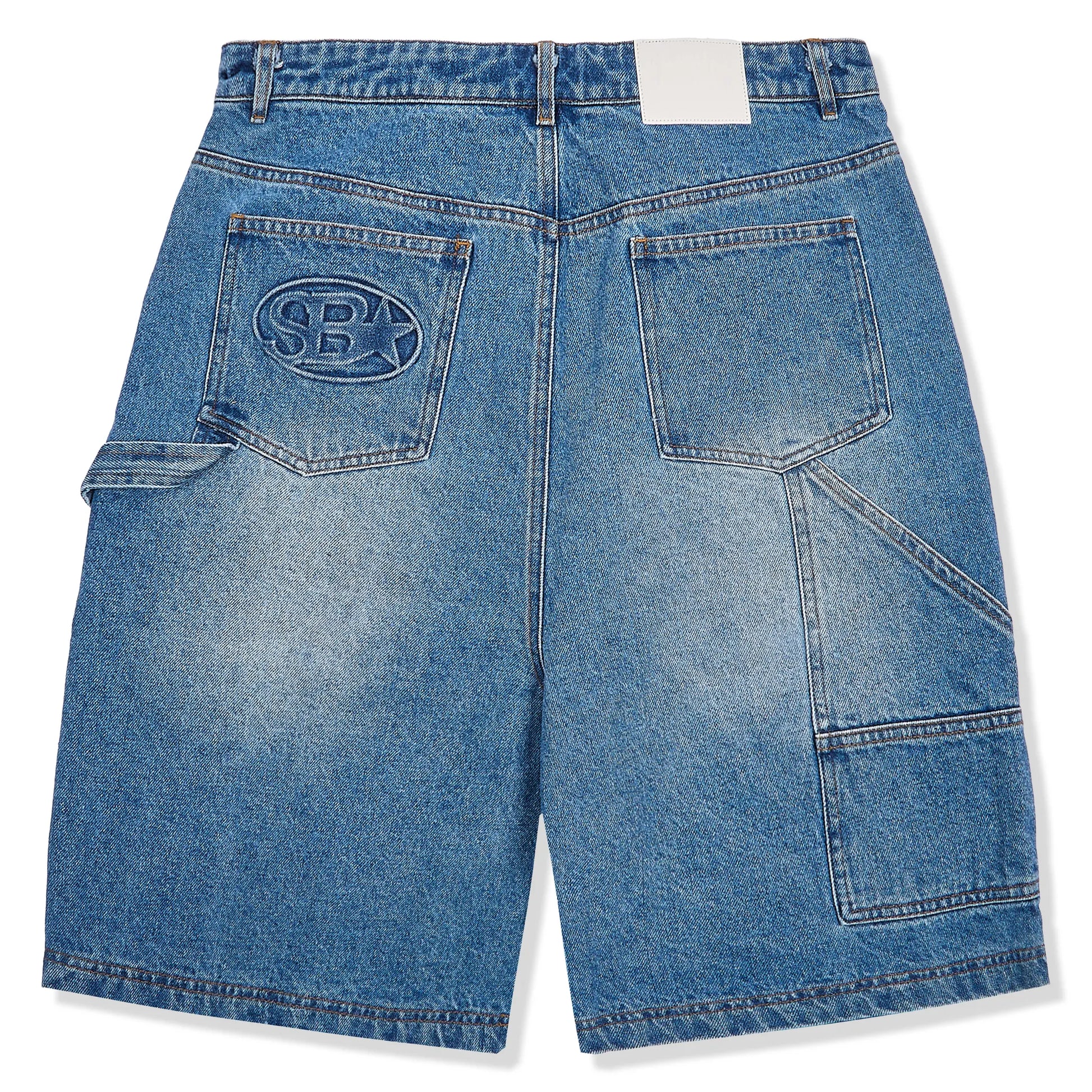 Samuel Bailey SB Double Knee Denim Blue Shorts