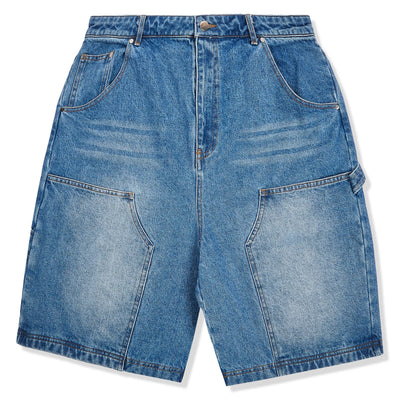 Samuel Bailey SB Double Knee Denim Blue Shorts