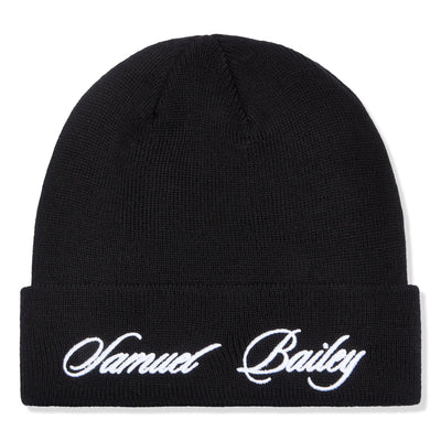 Samuel Bailey Signature Black Beanie