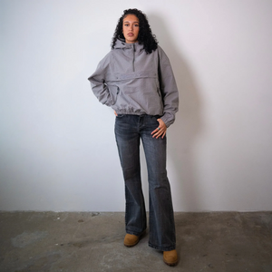Samuel Bailey Signature Grid Grey Half-Zip Jacket (W)