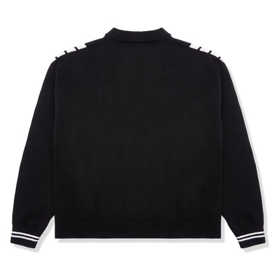 Samuel Bailey Signature Stripe Black Zip-Up Jacket