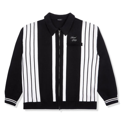 Samuel Bailey Signature Stripe Black Zip-Up Jacket