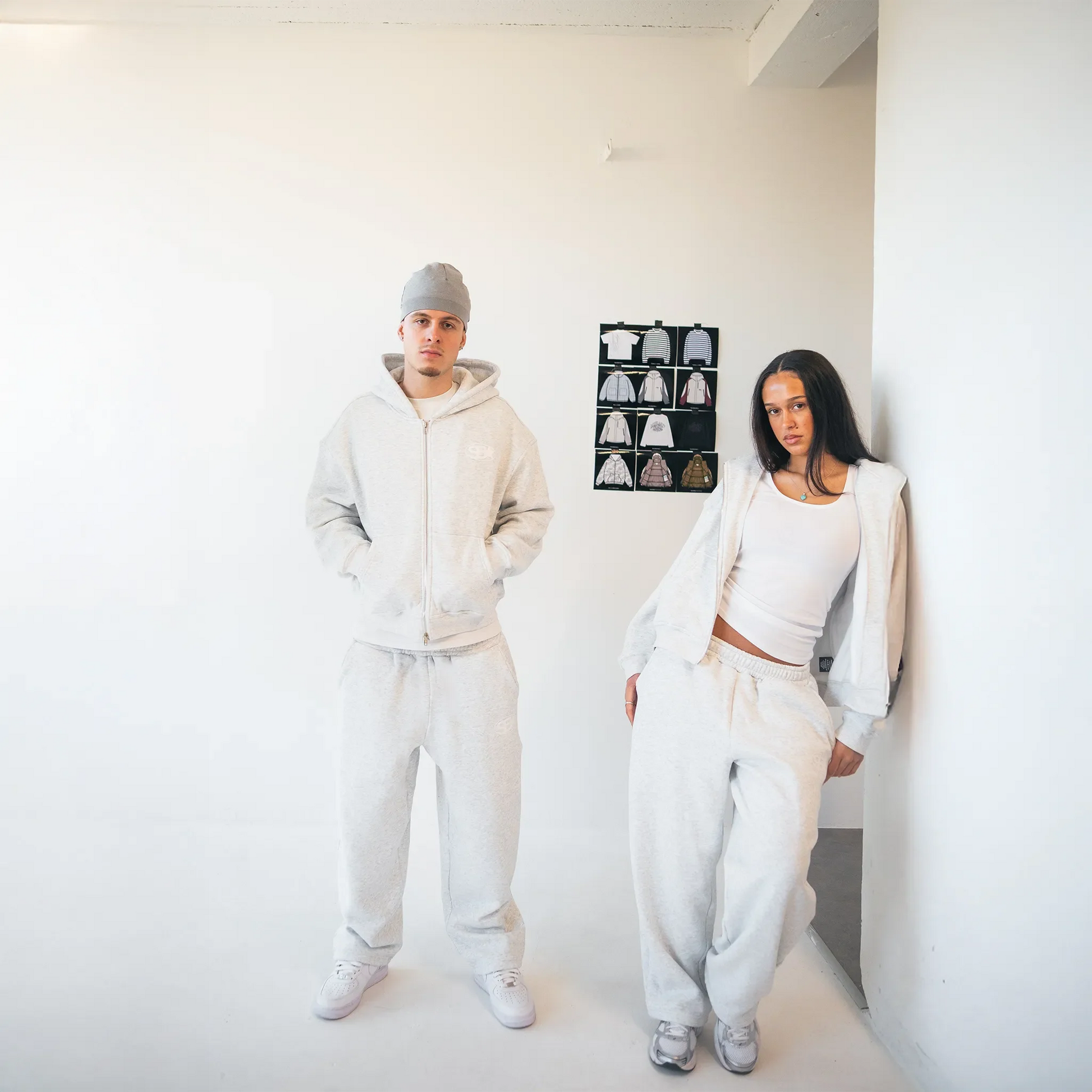 Samuel Bailey Star Emblem Grey Sweatpants