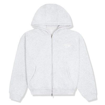 Samuel Bailey Star Emblem Grey Zip-Up Hoodie