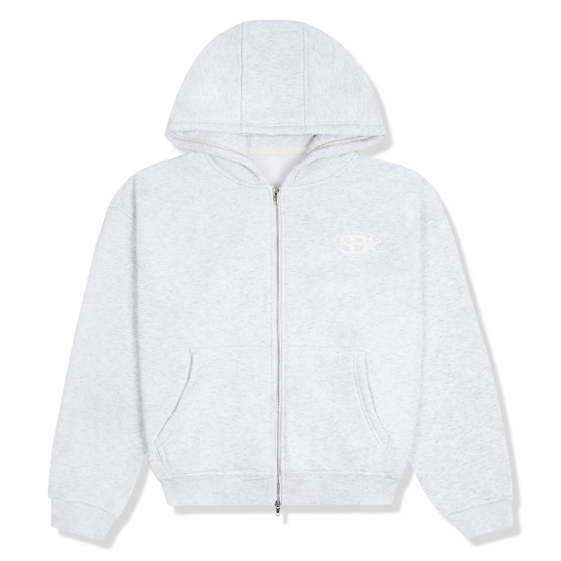 Samuel Bailey Star Emblem Grey Zip-Up Hoodie
