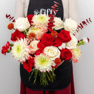 Scarlet Red DIY Flower Kit