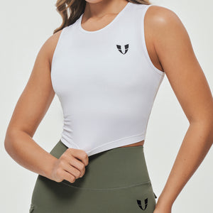 Seamless Athletic Tank - White