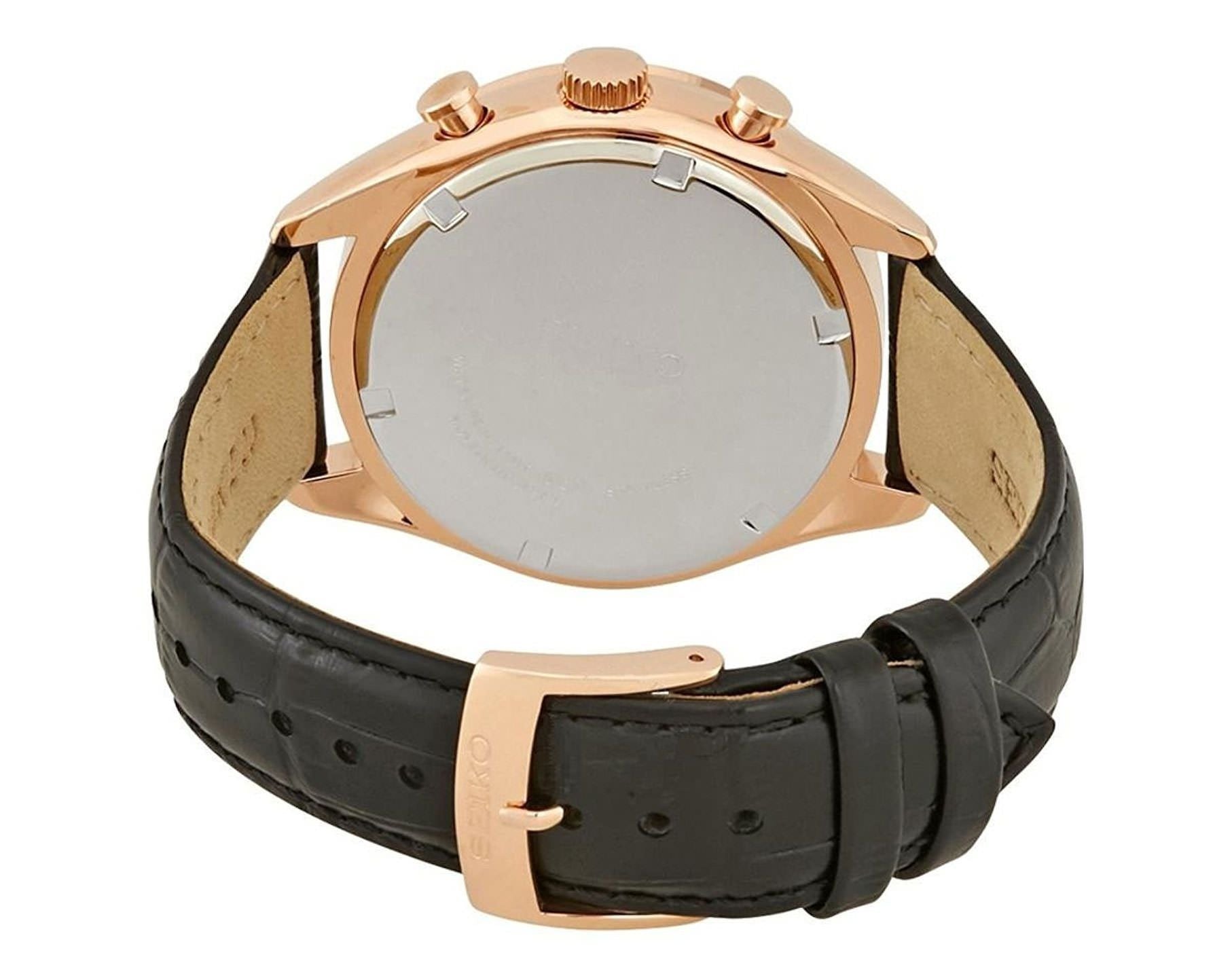 Seiko Dress Black Dial Men 42.5mm