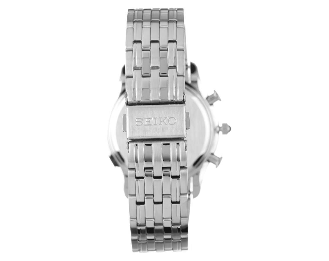 Seiko Premier White Dial Men 40.6mm