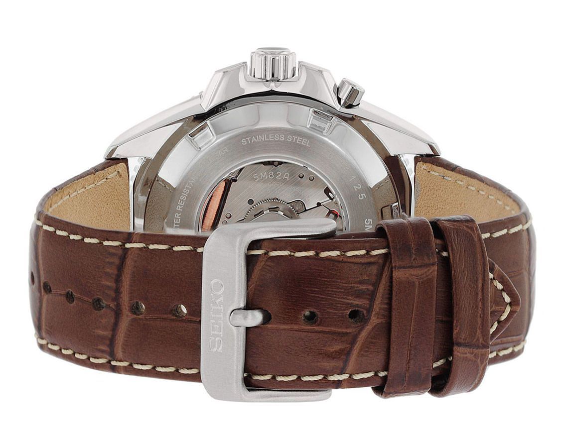 Seiko Kinetic Beige Dial Men 44.7mm