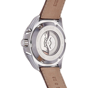 Seiko Kinetic Beige Dial Men 44.7mm