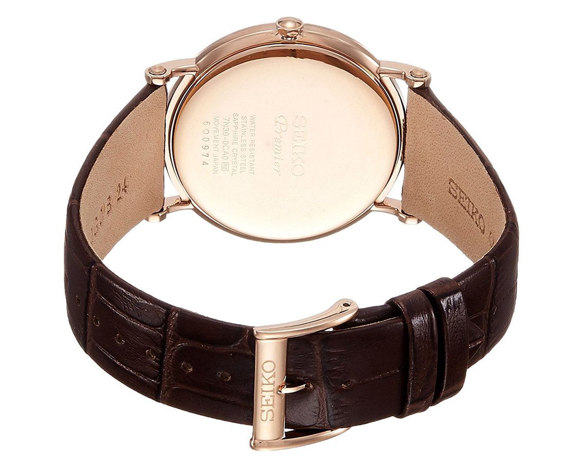 Seiko Premier Silver Dial Men 40.7mm