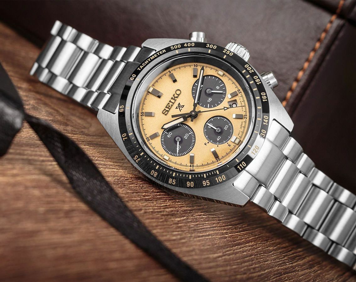 Seiko Prospex Beige Dial Men 39mm
