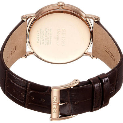 Seiko Premier Black Dial Men 38mm