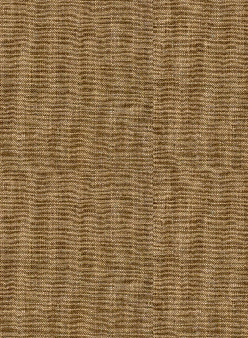 Women's Sepia Brown Linen Suit