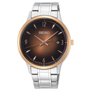 Seiko Dress Brown Dial Men 40.6mm