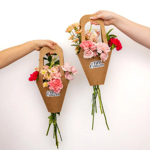 Shades of Pink Bouquet Bar Flower Kit