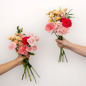 Shades of Pink Bouquet Bar Flower Kit