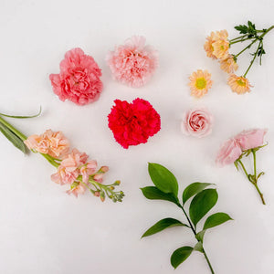 Shades of Pink Bouquet Bar Flower Kit
