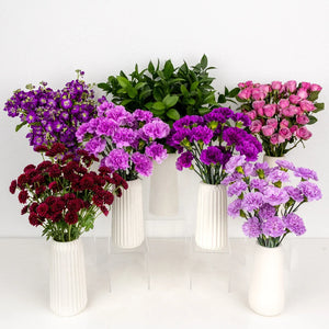 Shades Of Purple DIY Flower Kit