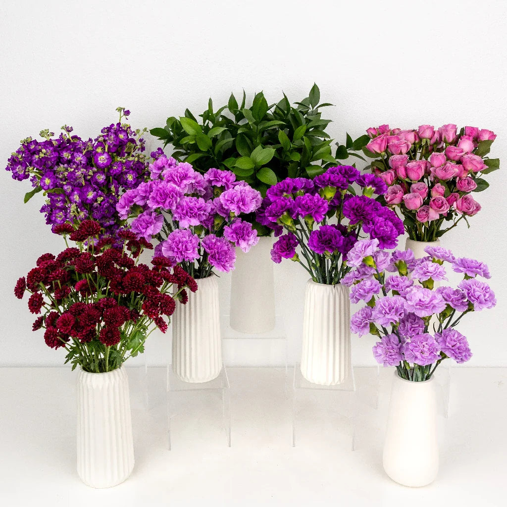 Shades Of Purple DIY Flower Kit