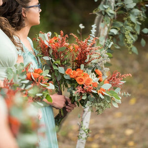Bold Wildflower Wedding