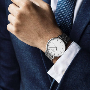 Tissot T-Classic Silver Dial Men 42mm