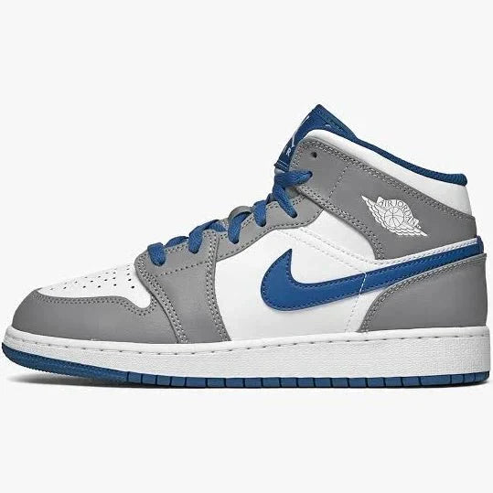 Air Jordan 1 Mid 'Cement True Blue' Sale