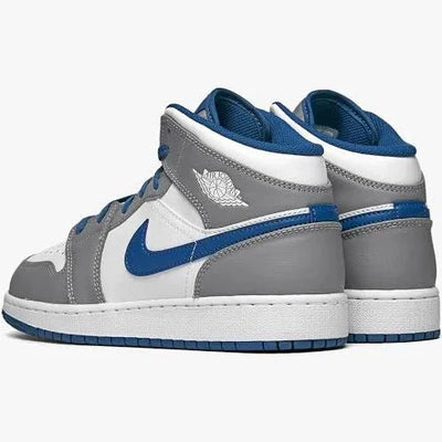 Air Jordan 1 Mid 'Cement True Blue' Sale