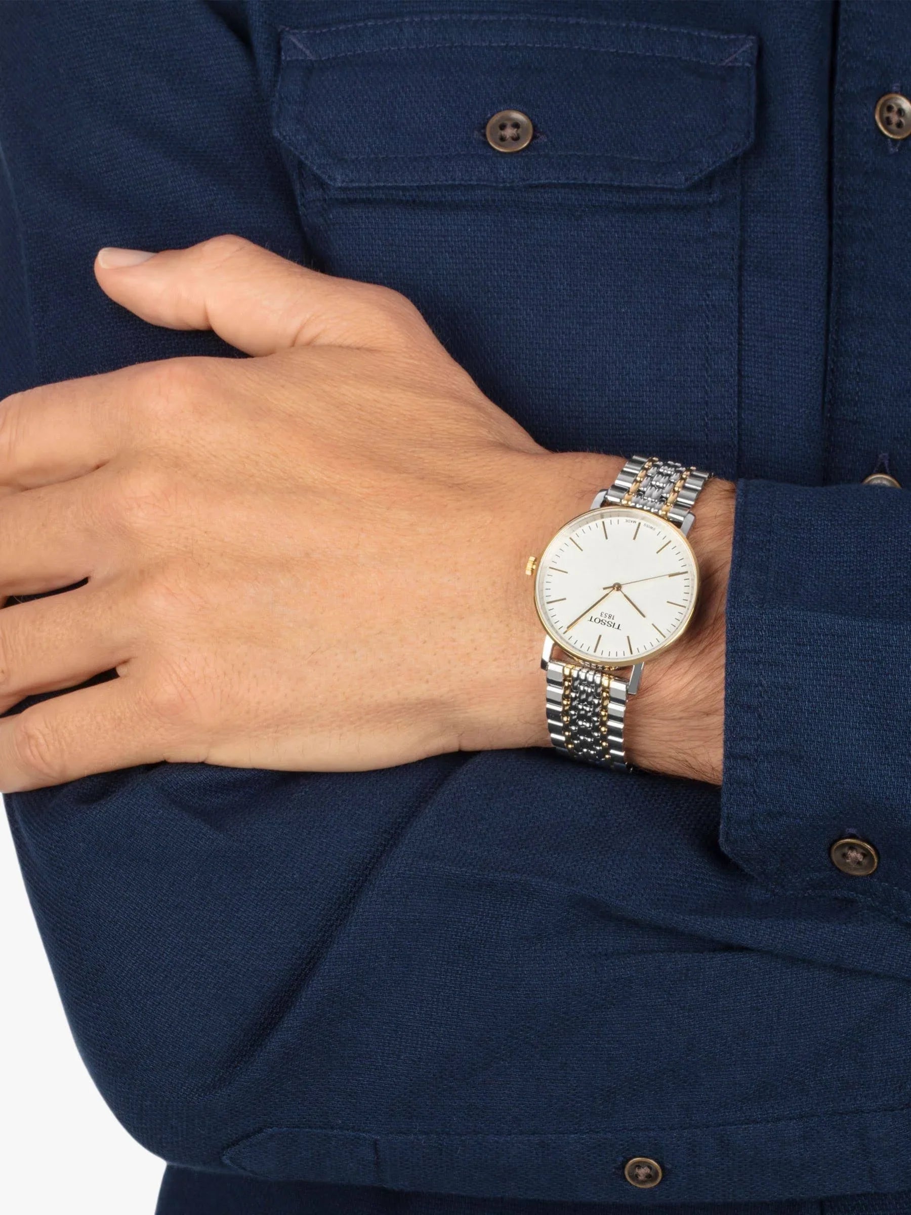 Tissot T-Classic Silver Dial Men 38mm