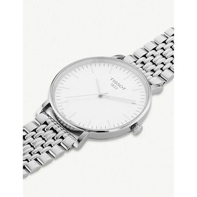 Tissot T-Classic Silver Dial Men 42mm
