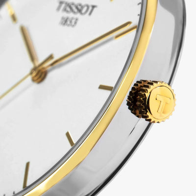 Tissot T-Classic Silver Dial Men 38mm