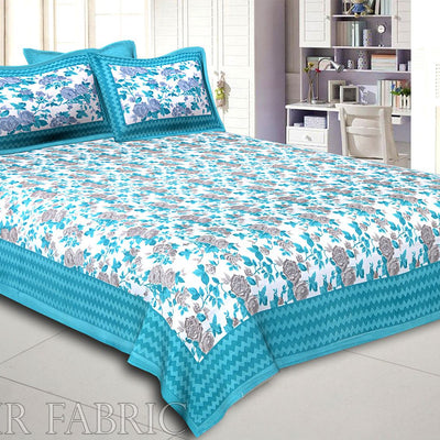 COMBO116 Beautiful Multicolor 4 Bedsheet + 8 Pillow Cover