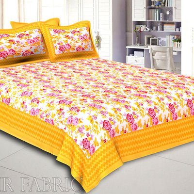 COMBO116 Beautiful Multicolor 4 Bedsheet + 8 Pillow Cover