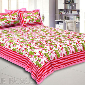 COMBO116 Beautiful Multicolor 4 Bedsheet + 8 Pillow Cover