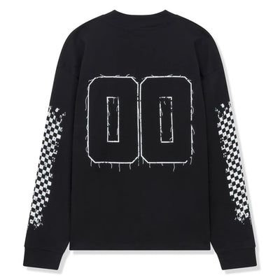 SIARR Chequered L/S Black T-Shirt