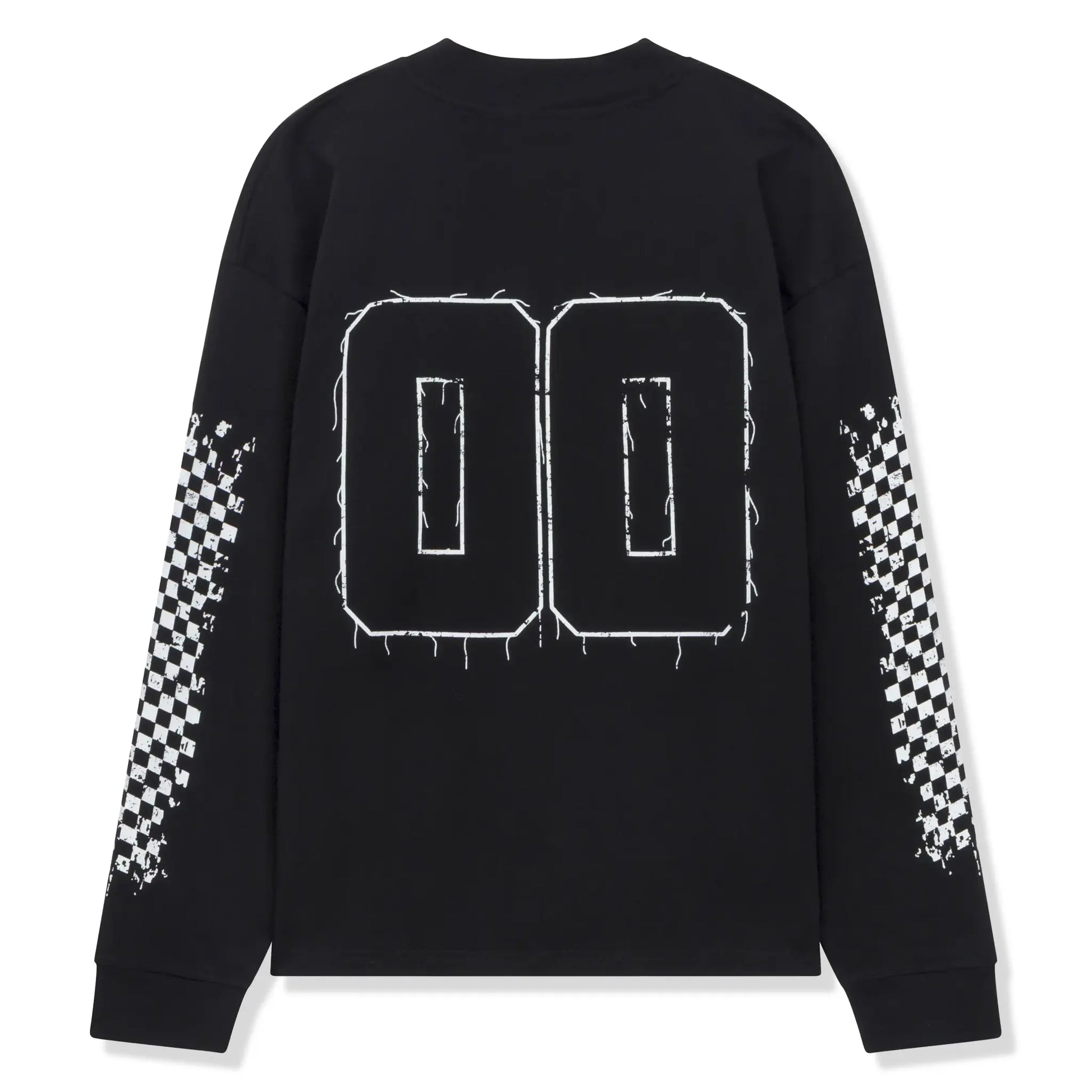 SIARR Chequered L/S Black T-Shirt