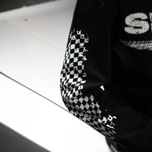 SIARR Chequered L/S Black T-Shirt