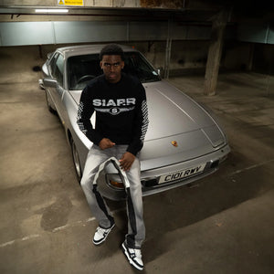SIARR Chequered L/S Black T-Shirt