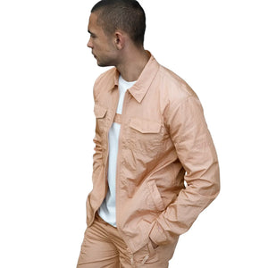 SIARR Crinkle Pink Overshirt