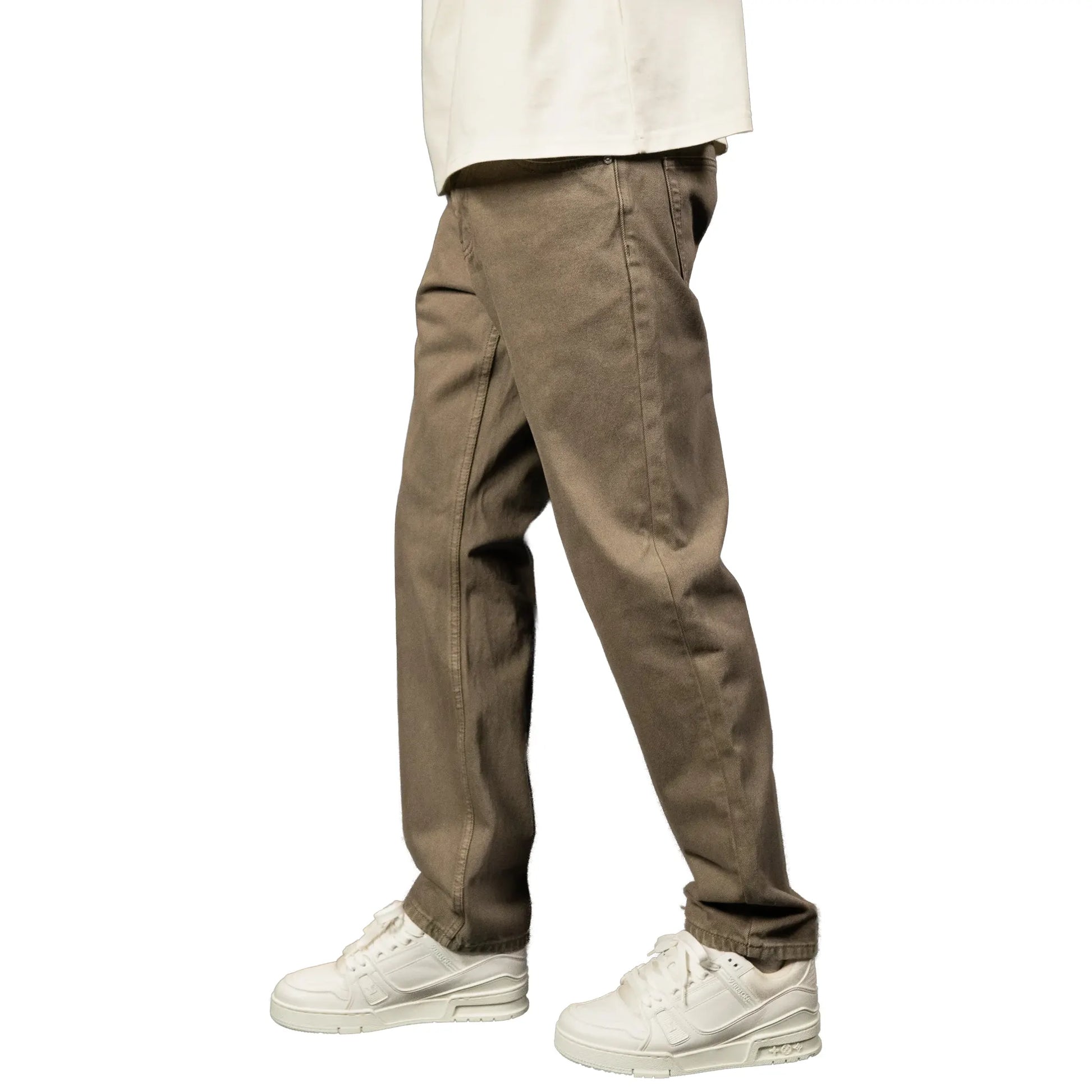 SIARR Essentials Straight Leg Jeans Washed Brown