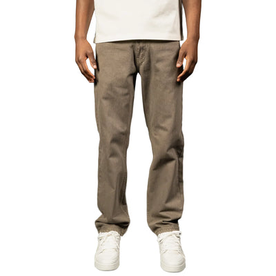 SIARR Essentials Straight Leg Jeans Washed Brown