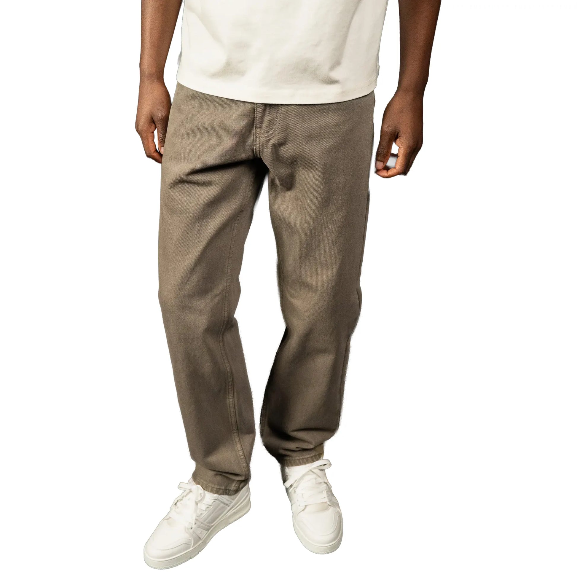 SIARR Essentials Straight Leg Jeans Washed Brown