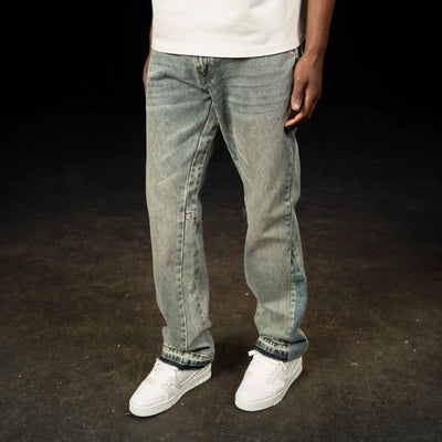SIARR Flared Jeans Dusty Blue