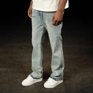 SIARR Flared Triple Blue Jeans