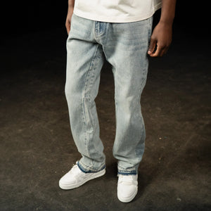 SIARR Flared Triple Blue Jeans